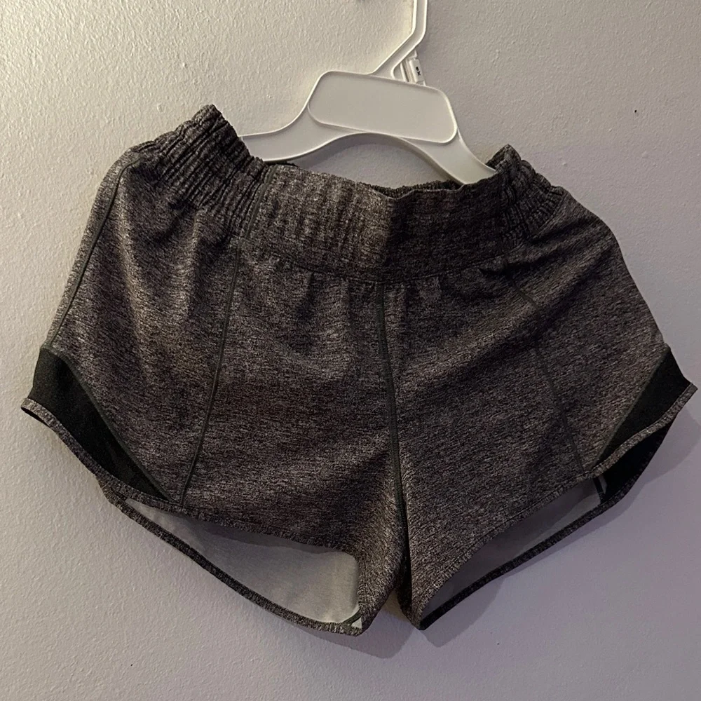 lululemon athletica Heather Gray Athletic Shorts - Preloved